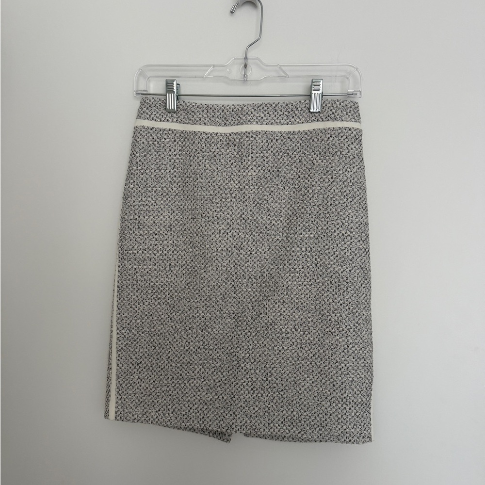 Chic Gray Women's Pencil Skirt